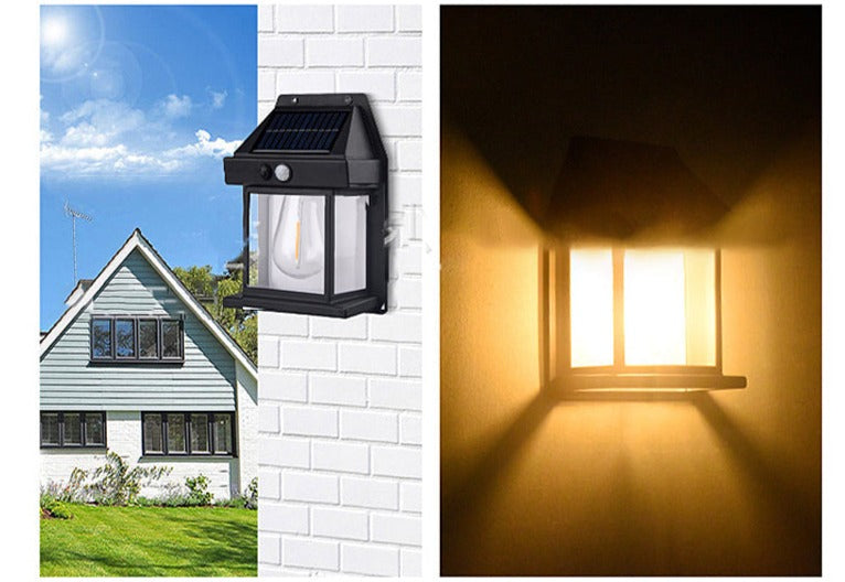 Utendørs Solcellelampe Klassisk Design Trådløs Belysning 2