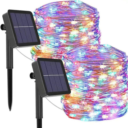 Utendørs Solenergi Lysstrenger for Hage 9