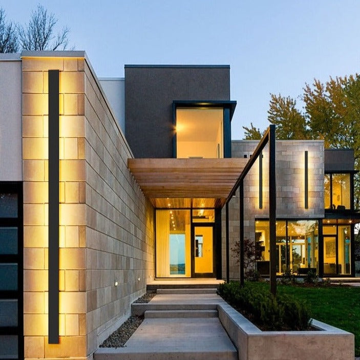 Utendørs Vegglampe Lineær Design 1