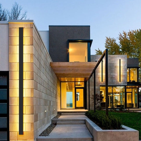 Utendørs Vegglampe Lineær Design 1