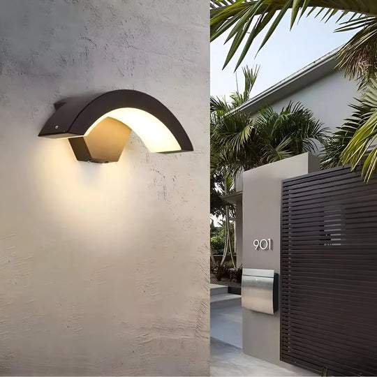 Utendørs Vegglampe med Bevegelsessensor 1