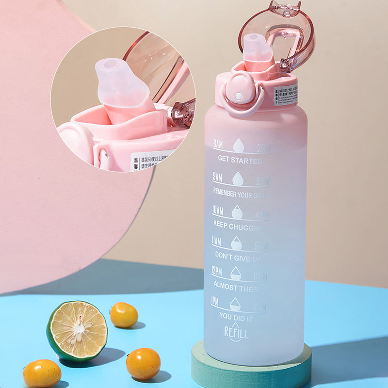 Vannflaske med Motivasjon og Tidsplan 7