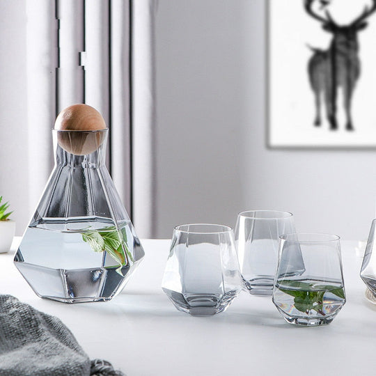 Vannkanne Sett i Glass For Utendørs Bruk 1