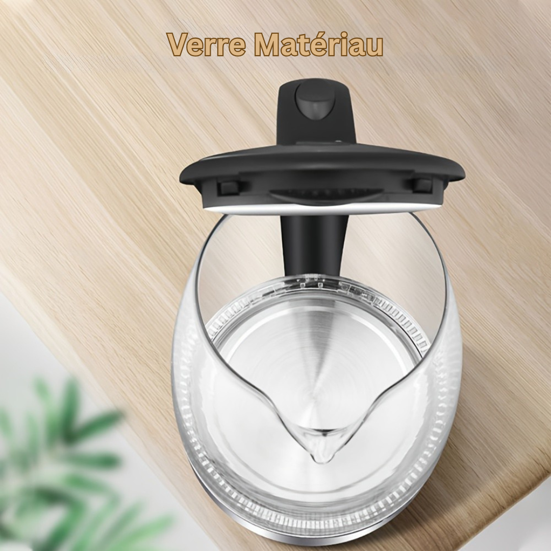 Vannkoker 2L Glass med LED-Belysning Minimalistisk Design 5