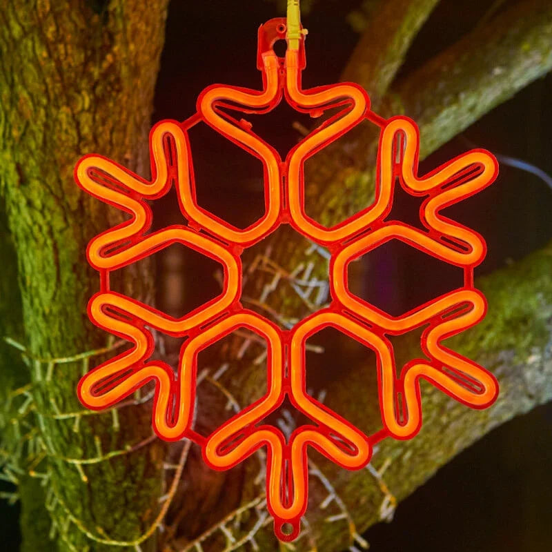 Vanntette LED Snøfnugglys for Vinterdekorasjon 7