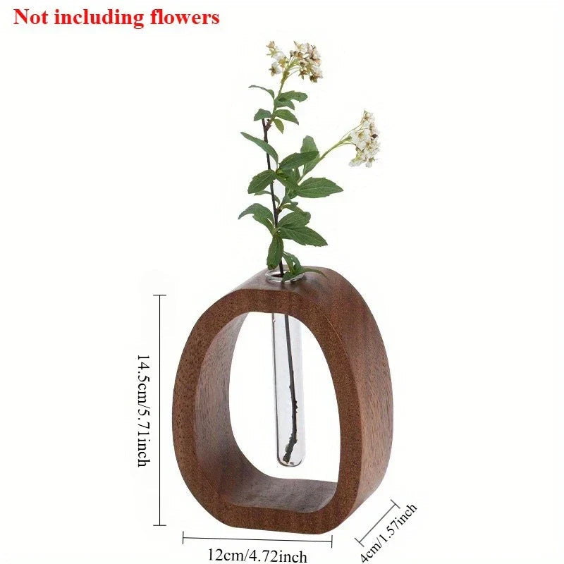 Vase Oval Design for Stilk - Minimalistisk Dekorativ Blomstervase til Moderne Interiør 0
