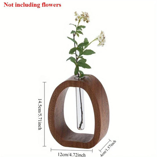 Vase Oval Design for Stilk - Minimalistisk Dekorativ Blomstervase til Moderne Interiør 0