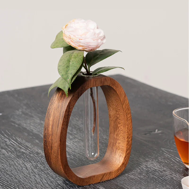 Vase Oval Design for Stilk - Minimalistisk Dekorativ Blomstervase til Moderne Interiør 3
