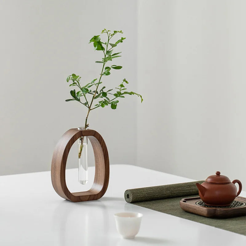 Vase Oval Design for Stilk - Minimalistisk Dekorativ Blomstervase til Moderne Interiør 4