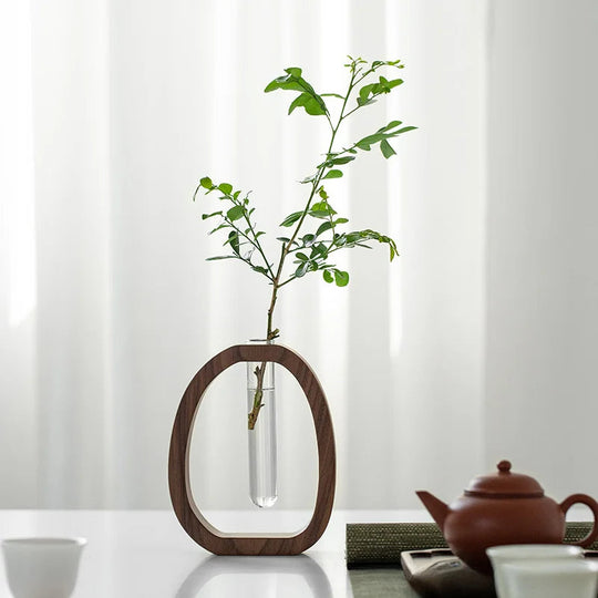Vase Oval Design for Stilk - Minimalistisk Dekorativ Blomstervase til Moderne Interiør 6