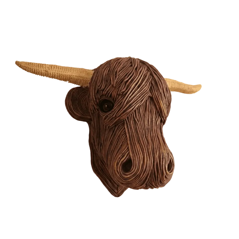 Vegansk Kuveggskulptur i Landstedstil 0