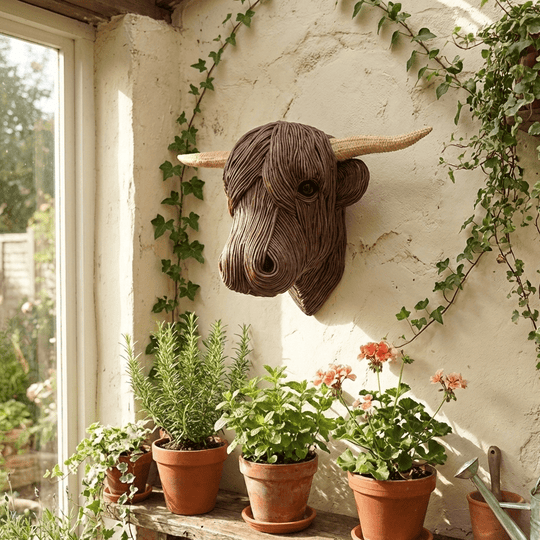 Vegansk Kuveggskulptur i Landstedstil 2