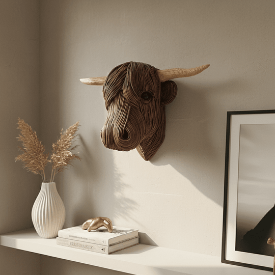 Vegansk Kuveggskulptur i Landstedstil 3