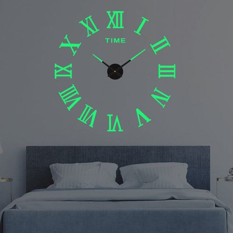 Vegansk Veggklokke Moderne Design 6