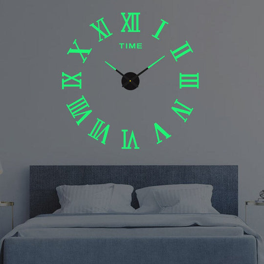 Vegansk Veggklokke Moderne Design 6