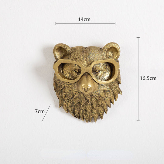 Vegghengende Hode Dekorasjon av Hjort 8