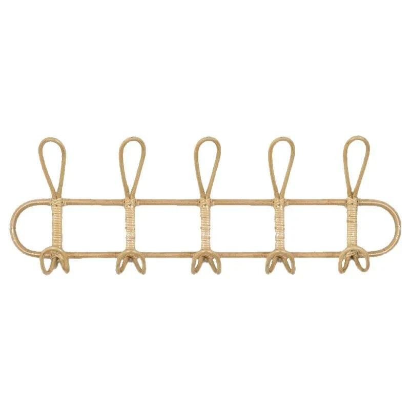 Vegghenger i Retro Stil med Rattan Detaljer 3