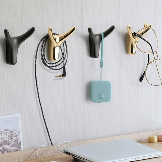 Vegghook Med Horndesign For Stilig Oppbevaring 1