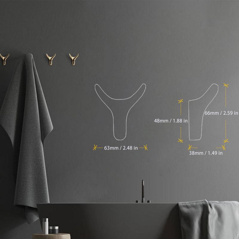 Vegghook Med Horndesign For Stilig Oppbevaring 4