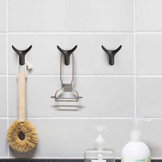 Vegghook Med Horndesign For Stilig Oppbevaring 6
