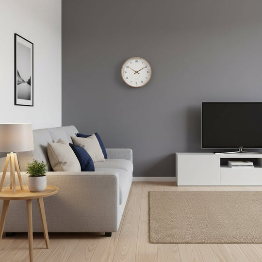 Veggklokke i Moderne Stil med Stille Bevegelse 1