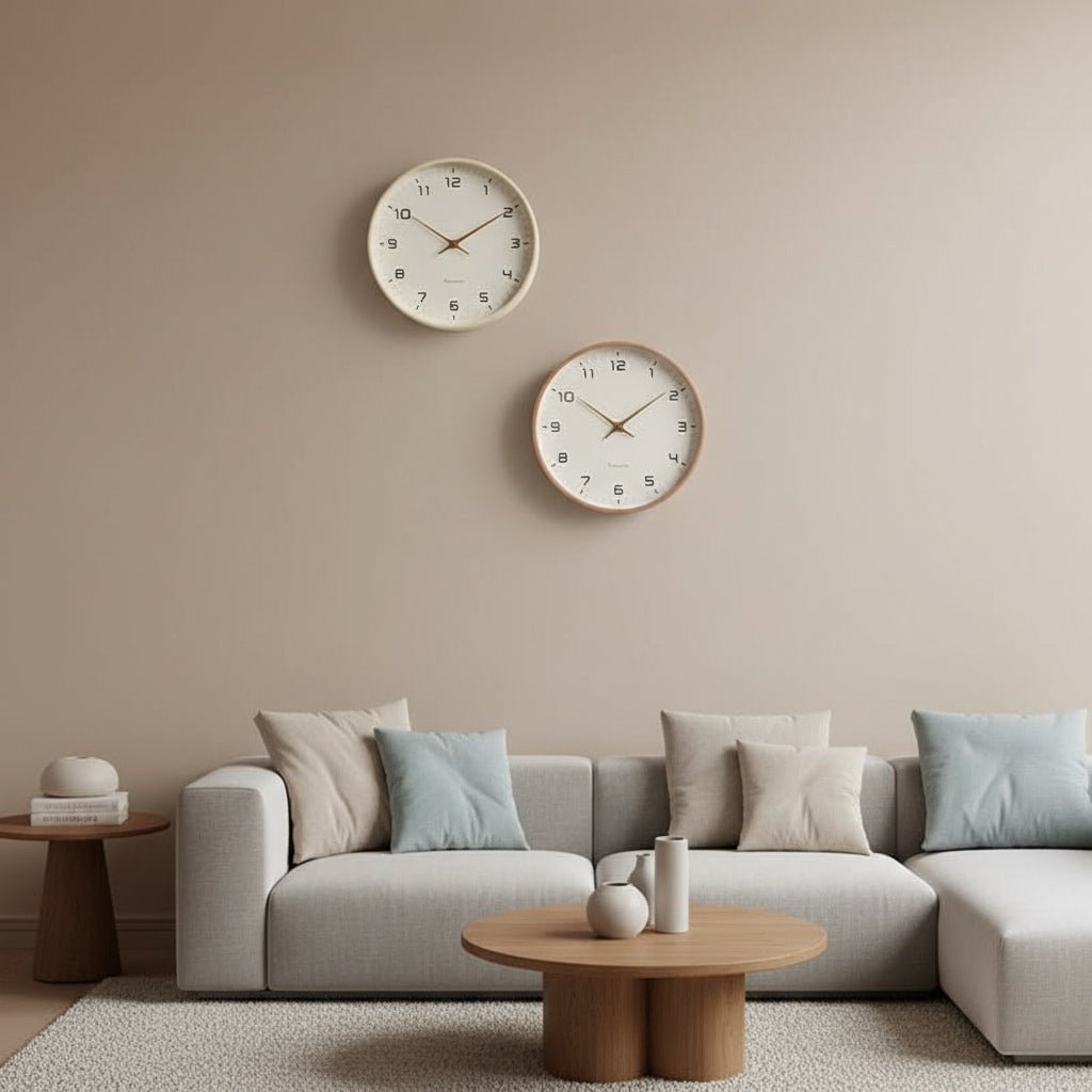 Veggklokke i Moderne Stil med Stille Bevegelse 3