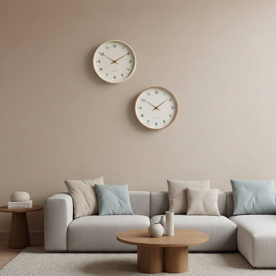 Veggklokke i Moderne Stil med Stille Bevegelse 3