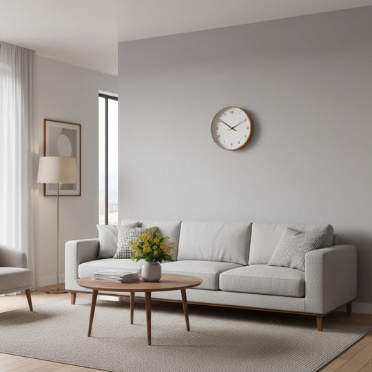 Veggklokke i Moderne Stil med Stille Bevegelse 4