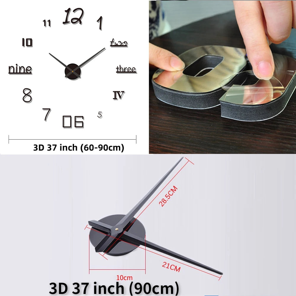 Veggklokke med Originalt Design 3