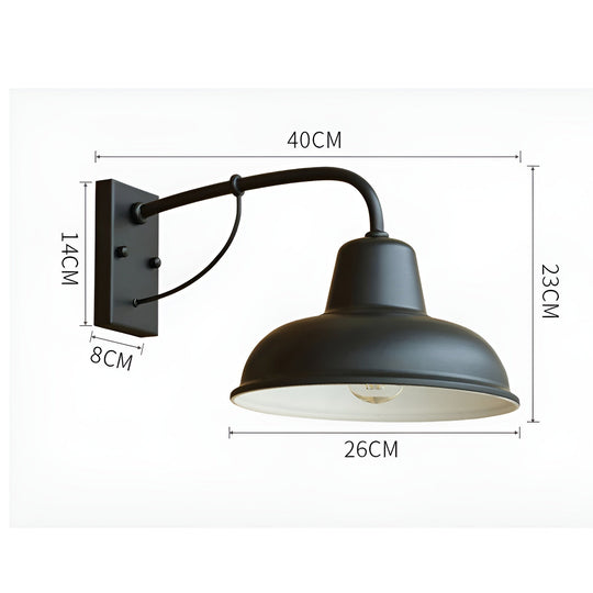 Vegglampe Antikk Stil Rustikk Design for Innendørs og Utendørs Bruk 8