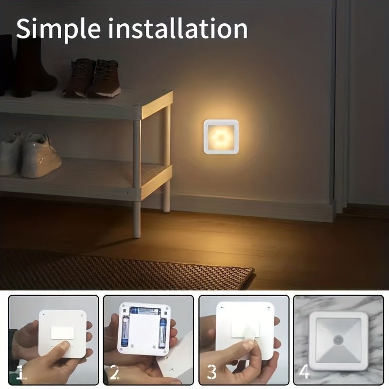 Vegglampe Bevegelsesaktivert Moderne Nattbelysning til Soverom og Bad 6