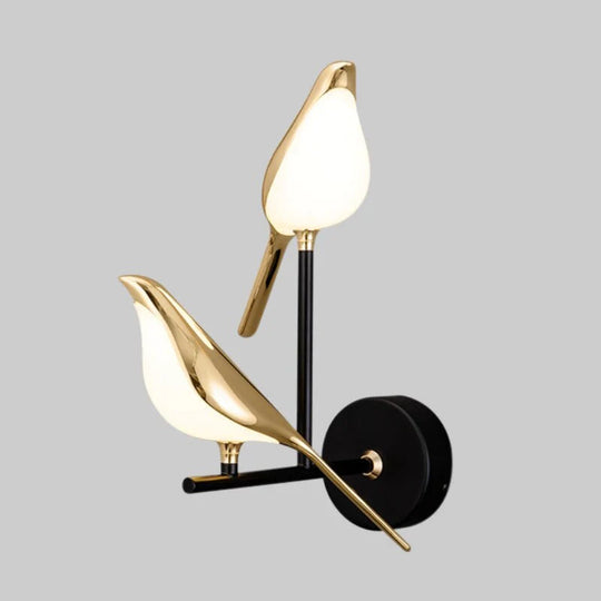 Vegglampe Gullfugl Design Moderne Vegglampe for Stue og Soverom 8