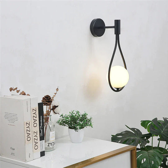 Vegglampe Tåreformet Design for Stue og Soverom 2