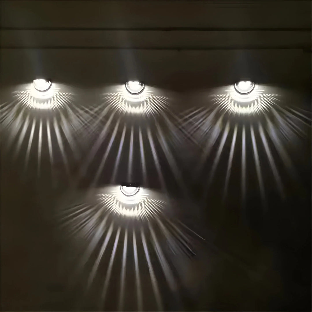 Vegglampe for Hage med Solenergi 2