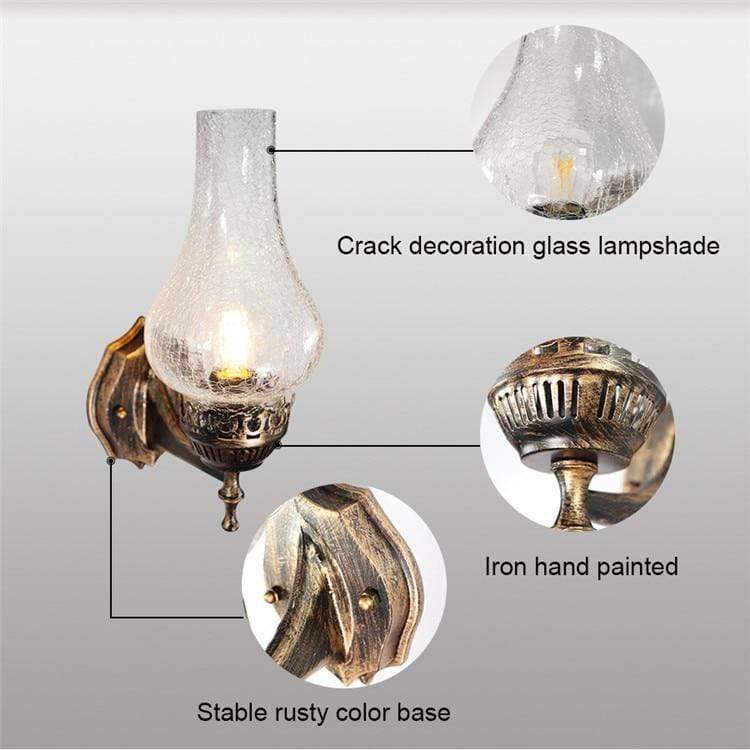 Vegglampe i Antikk Stil 4