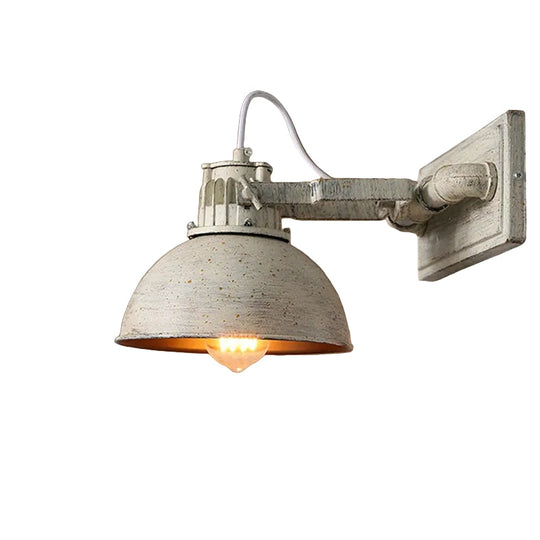 Vegglampe i Antikk Stil med Justerbar Arm 0