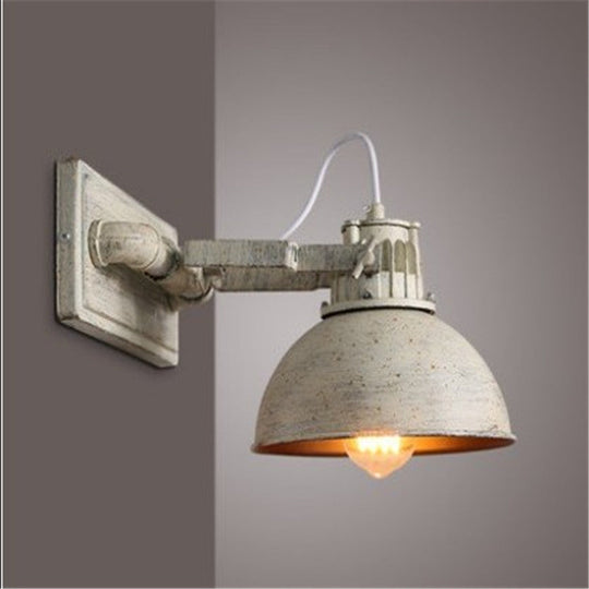 Vegglampe i Antikk Stil med Justerbar Arm 1