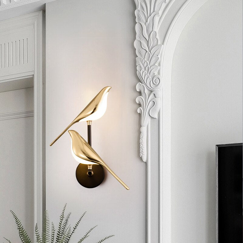 Vegglampe i Fugl Form for Moderne Interiør 2