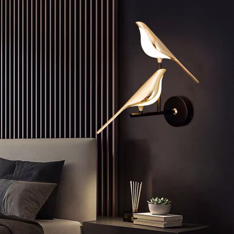 Vegglampe i Fugl Form for Moderne Interiør 3