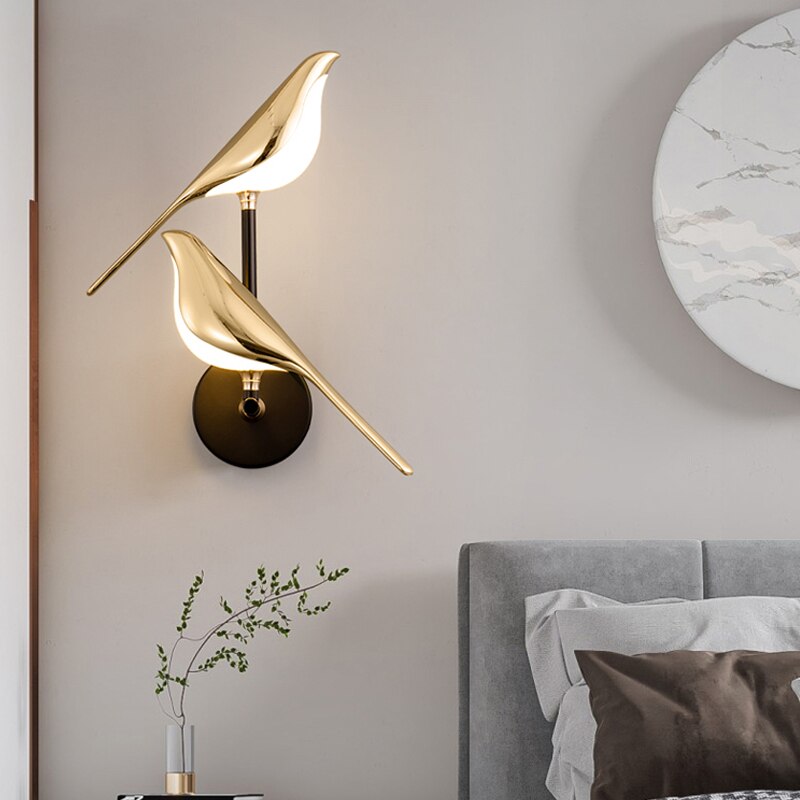 Vegglampe i Fugl Form for Moderne Interiør 4