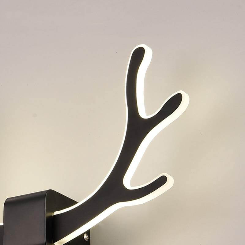 Vegglampe med Bevegelsessensor og Kreativ Hjortehorn Design 2
