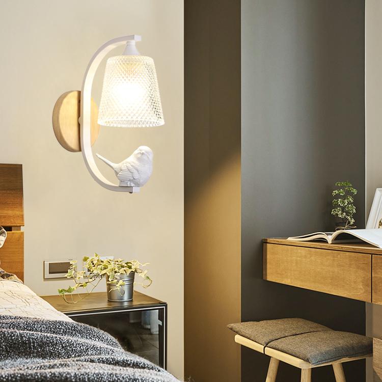 Vegglampe med Fugledesign 1