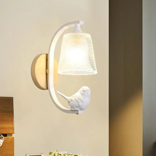 Vegglampe med Fugledesign 3