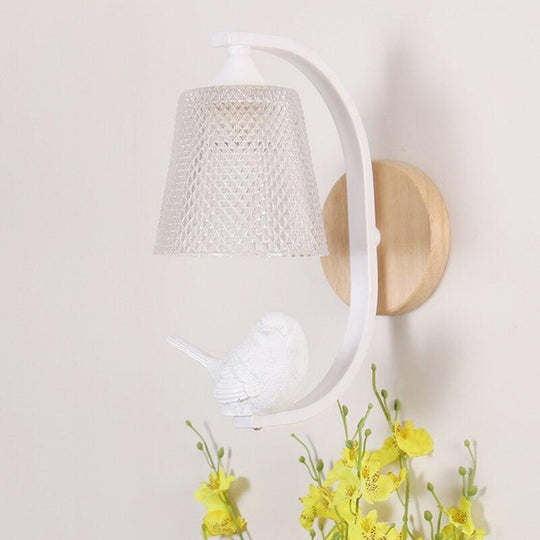 Vegglampe med Fugledesign 4