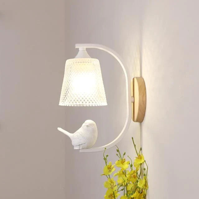 Vegglampe med Fugledesign 6