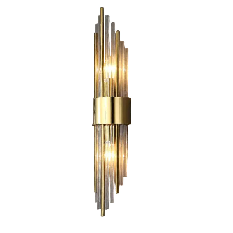 Vegglampe med Krystalldesign og Gull Detaljer 4