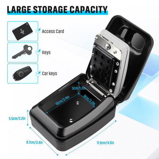Veggmontert Nøkkelboks for Utendørs Bruk 2