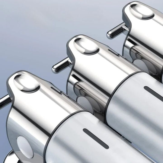 Veggmontert Såpedispenser i Rustfritt Stål 8