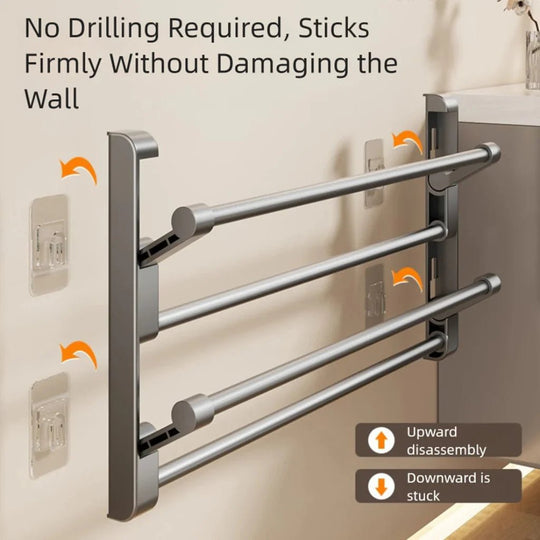 Veggmontert Skostativ Med Drenering For Plassbesparende Oppbevaring 2