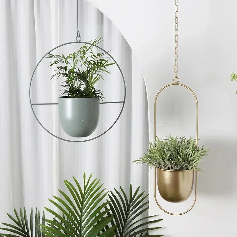 Veggplantehenger Justerbar Kjede Minimalistisk Design 3